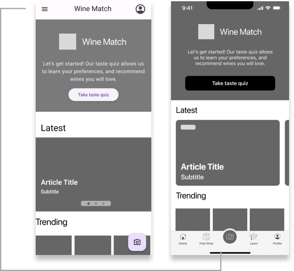 low fidelity wireframes